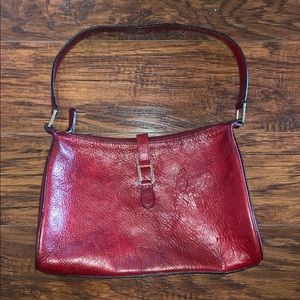 Wilsons Red Leather Purse